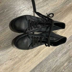 Gucci high top black shoes
